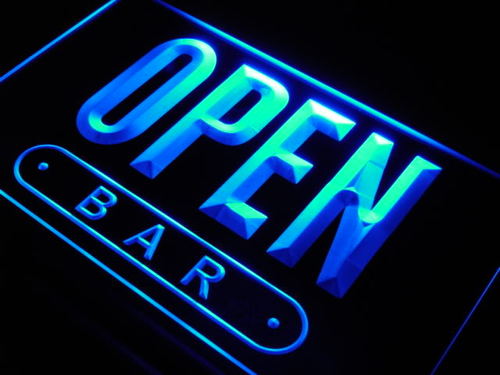 OPEN Bar Beer Drink Cafe Shop Neon Light Sign